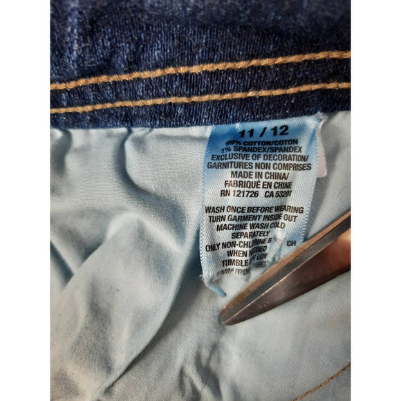 Aeropostale Distressed Capri Jeans Size 11/12 - Picture 9 of 9